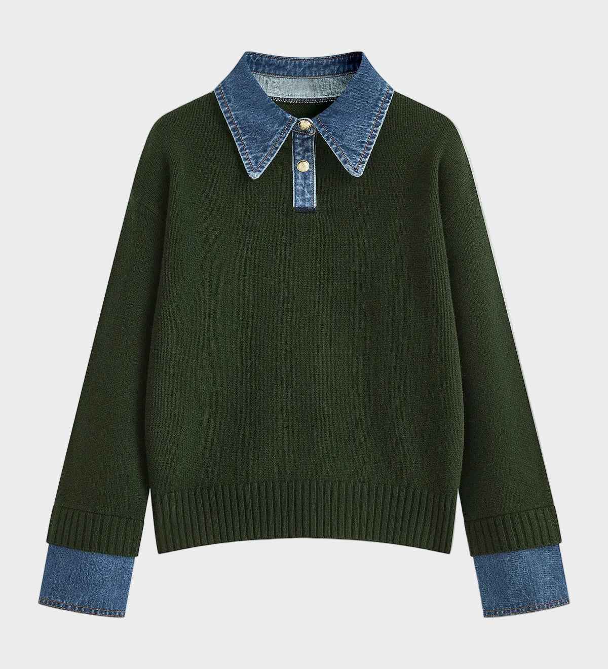 Tiffany | 2 σε 1 Πάνελ Πουλόβερ με Γιακά