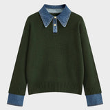 Tiffany | 2 σε 1 Πάνελ Πουλόβερ με Γιακά