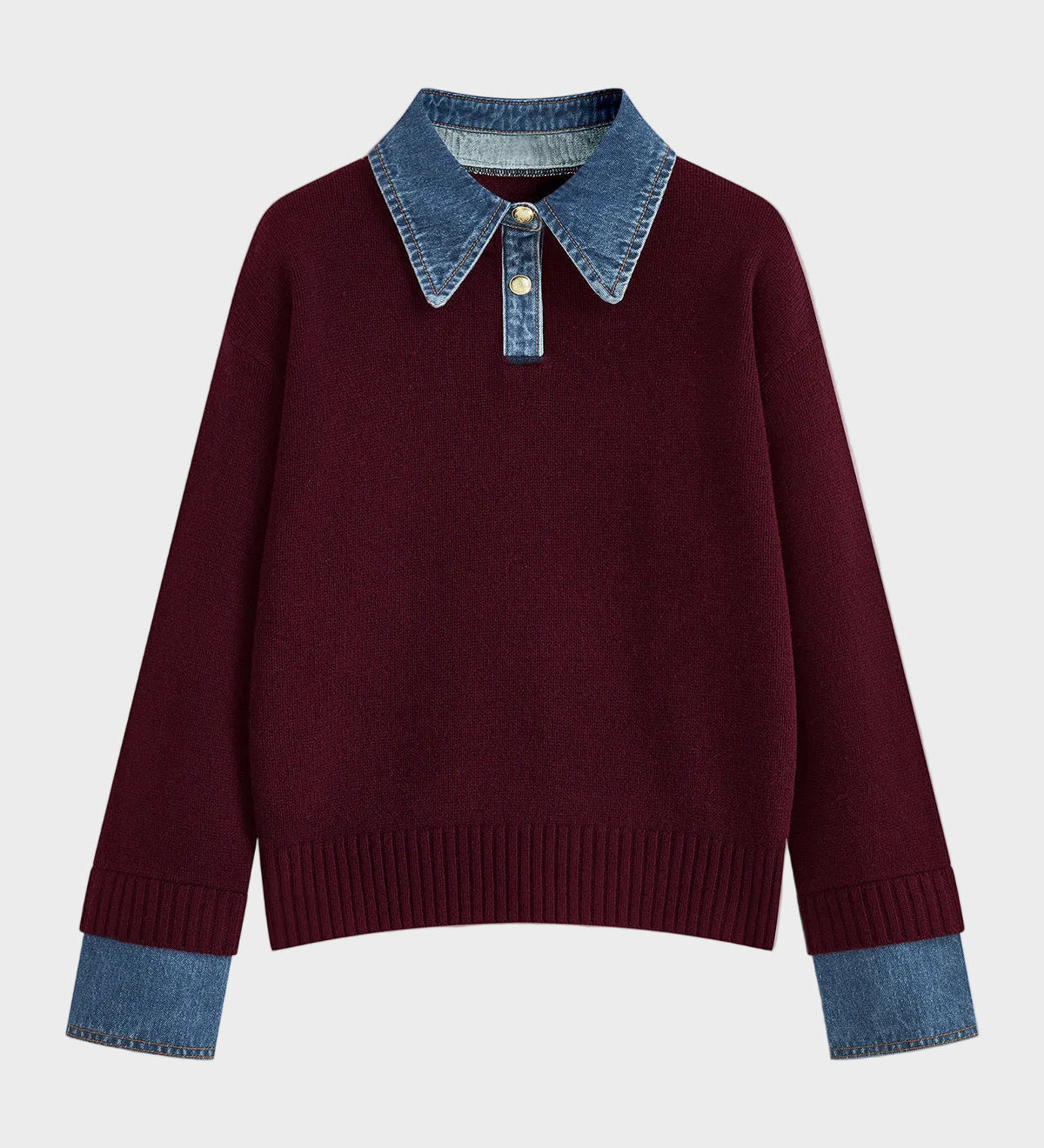 Tiffany | 2 σε 1 Πάνελ Πουλόβερ με Γιακά