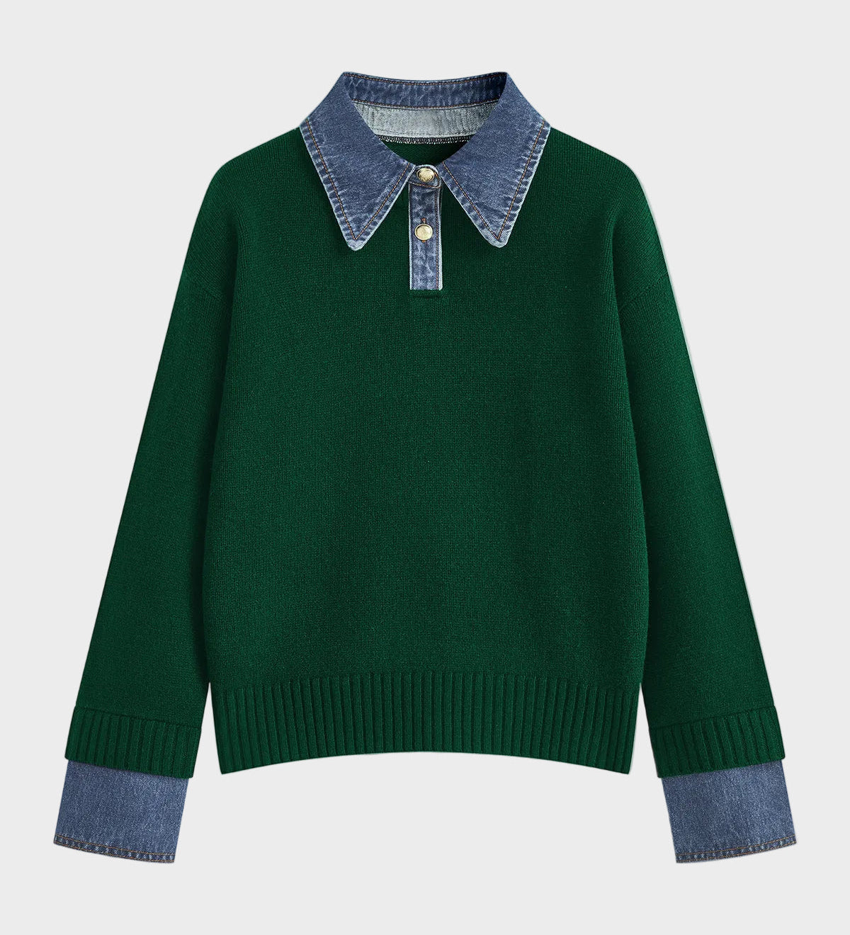 Tiffany | 2 σε 1 Πάνελ Πουλόβερ με Γιακά