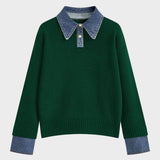 Tiffany | 2 σε 1 Πάνελ Πουλόβερ με Γιακά