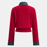 Vanessa | 2 σε 1 Ασύμμετρο Πουλόβερ από Τζιν