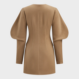 Dessa | Φόρεμα Μίνι από Κοντό Ύφασμα με Πουφ Μανίκια