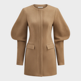 Dessa | Φόρεμα Μίνι από Κοντό Ύφασμα με Πουφ Μανίκια