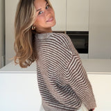 Μαλακό πουλόβερ με ρίγες