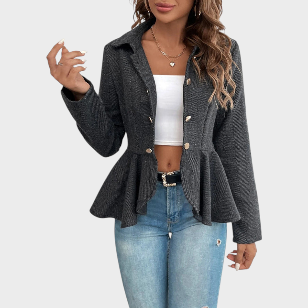 Dayana | Κομψό Σακάκι με Ρίγες