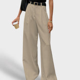 Ίρις | Solid Φαρδύ Μπατζάκι Παντελόνι