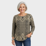 Margaret | Ριγέ Παλτό Vintage