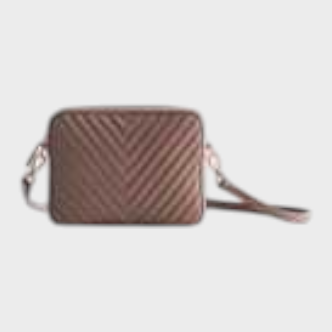 Ayla | Τσάντα Χιαστί από Ιταλική Δερμάτινη Επένδυση