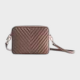 Ayla | Τσάντα Χιαστί από Ιταλική Δερμάτινη Επένδυση