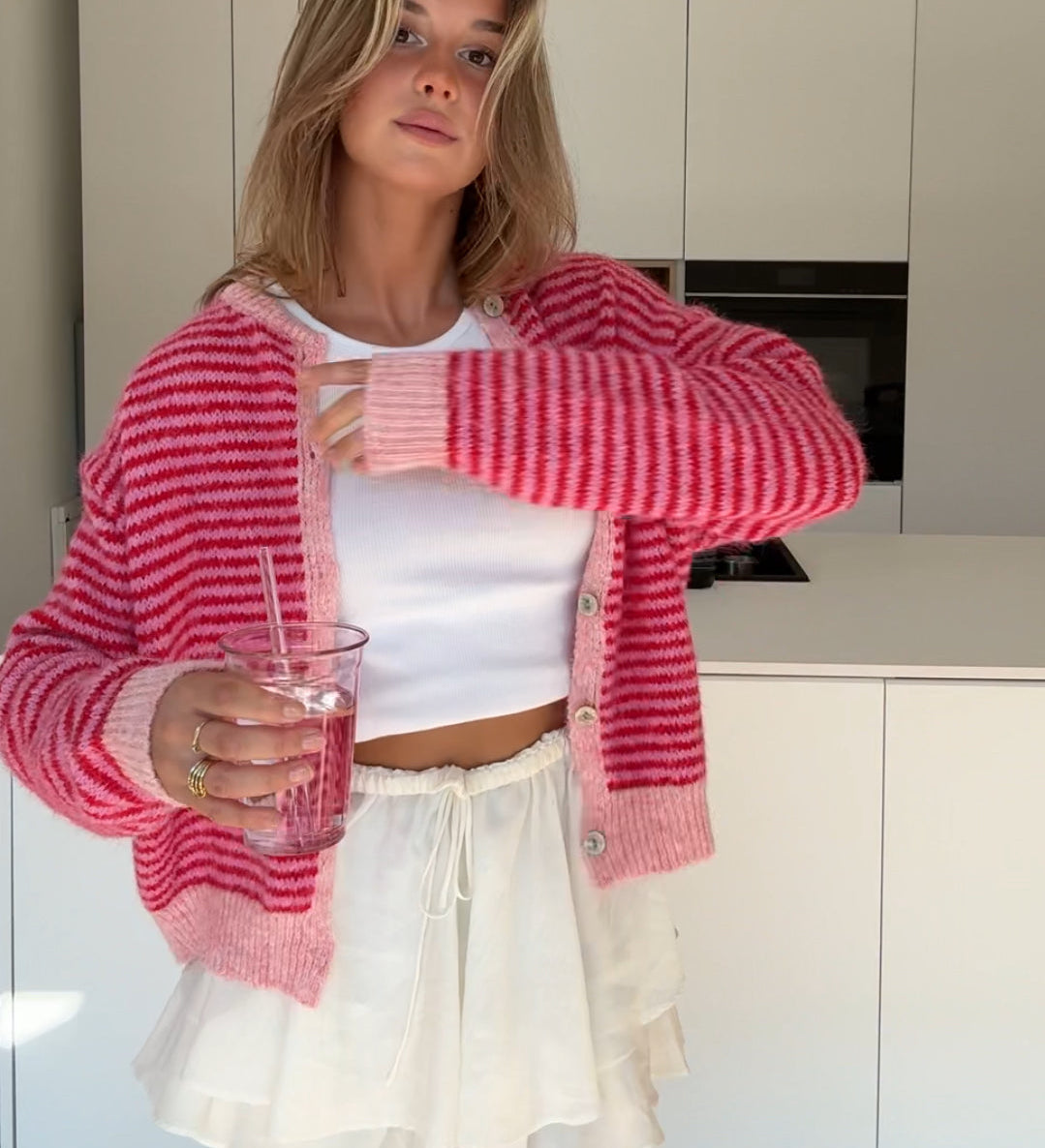 Μαλακό πουλόβερ με ρίγες