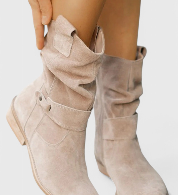 Aira - Μποτίνια από Κλασικό Σουέτ