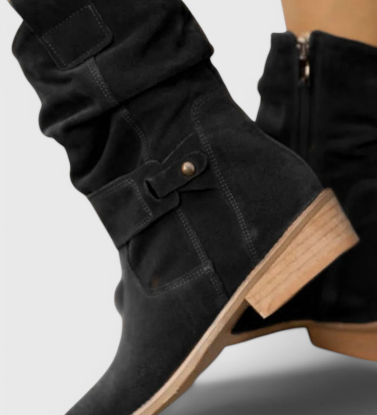 Aira - Μποτίνια από Κλασικό Σουέτ