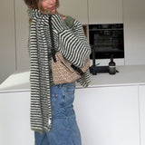 Μαλακό πουλόβερ με ρίγες