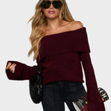 Welma | Πουλόβερ Dreamworld με Έξω τους Ώμους