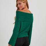 Welma | Πουλόβερ Dreamworld με Έξω τους Ώμους