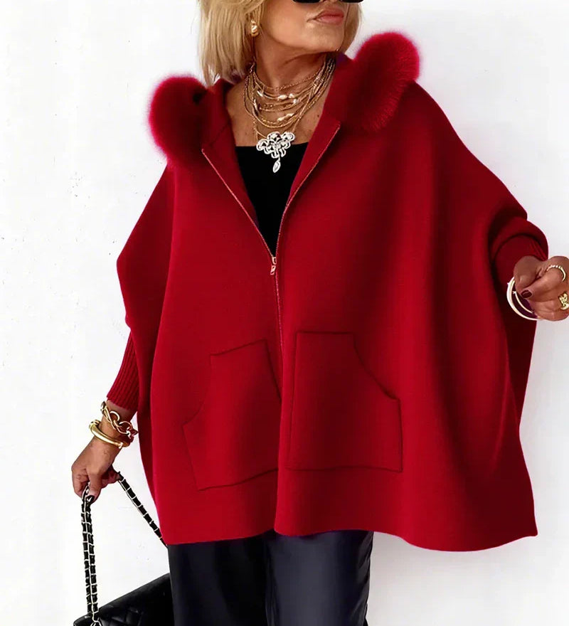 ARABELLE™ | Κάζουαλ Παρκά με Κουκούλα και Γούνα