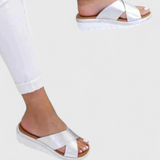 Annelym Ορθοπεδικά Wedge σανδάλια για εξωτερικούς χώρους