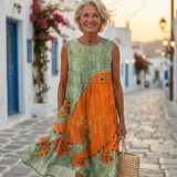 Δανάη | Ωκεάνιο Midi Φόρεμα