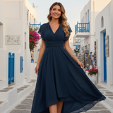 Danae - Φόρεμα σε γραμμή Α με V λαιμόκοψη