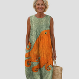 Δανάη | Ωκεάνιο Midi Φόρεμα