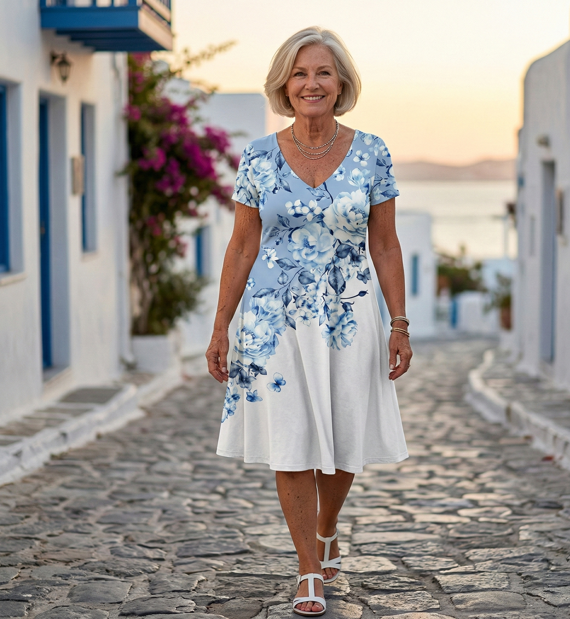 Leda – Φόρεμα με φλοράλ αποτύπωμα