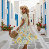 Margaret – Κομψό φλοράλ φόρεμα