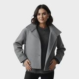 Racquel | Μπουφάν με Υψηλό Λαιμό και Κουμπιά