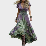 Celestine | Προσαρμοσμένο και ρευστό φλοράλ φόρεμα