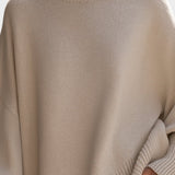 Πλεκτό Πόντσο Πουλόβερ σε Φαρδιά Γραμμή