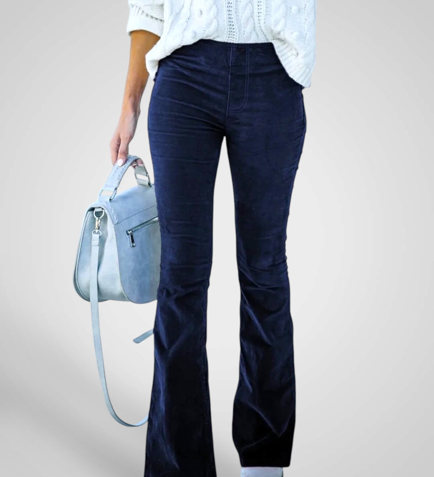 Νέντα | Ψηλόμεσο Flare Παντελόνι - Stretch Fit