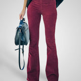 Νέντα | Ψηλόμεσο Flare Παντελόνι - Stretch Fit