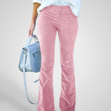 Νέντα | Ψηλόμεσο Flare Παντελόνι - Stretch Fit