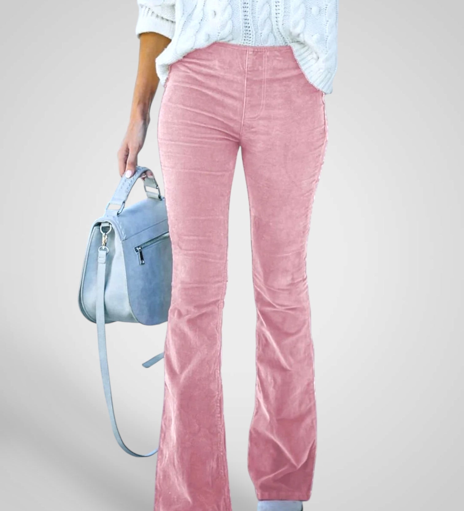 Νέντα | Ψηλόμεσο Flare Παντελόνι - Stretch Fit