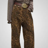 Λεόνι | Γυναικεία Leopard Print Παντελόνι