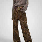 Λεόνι | Γυναικεία Leopard Print Παντελόνι