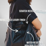 Σουφ | Πολυτελή Δέρμα Anti-Theft Hobo Τσάντα