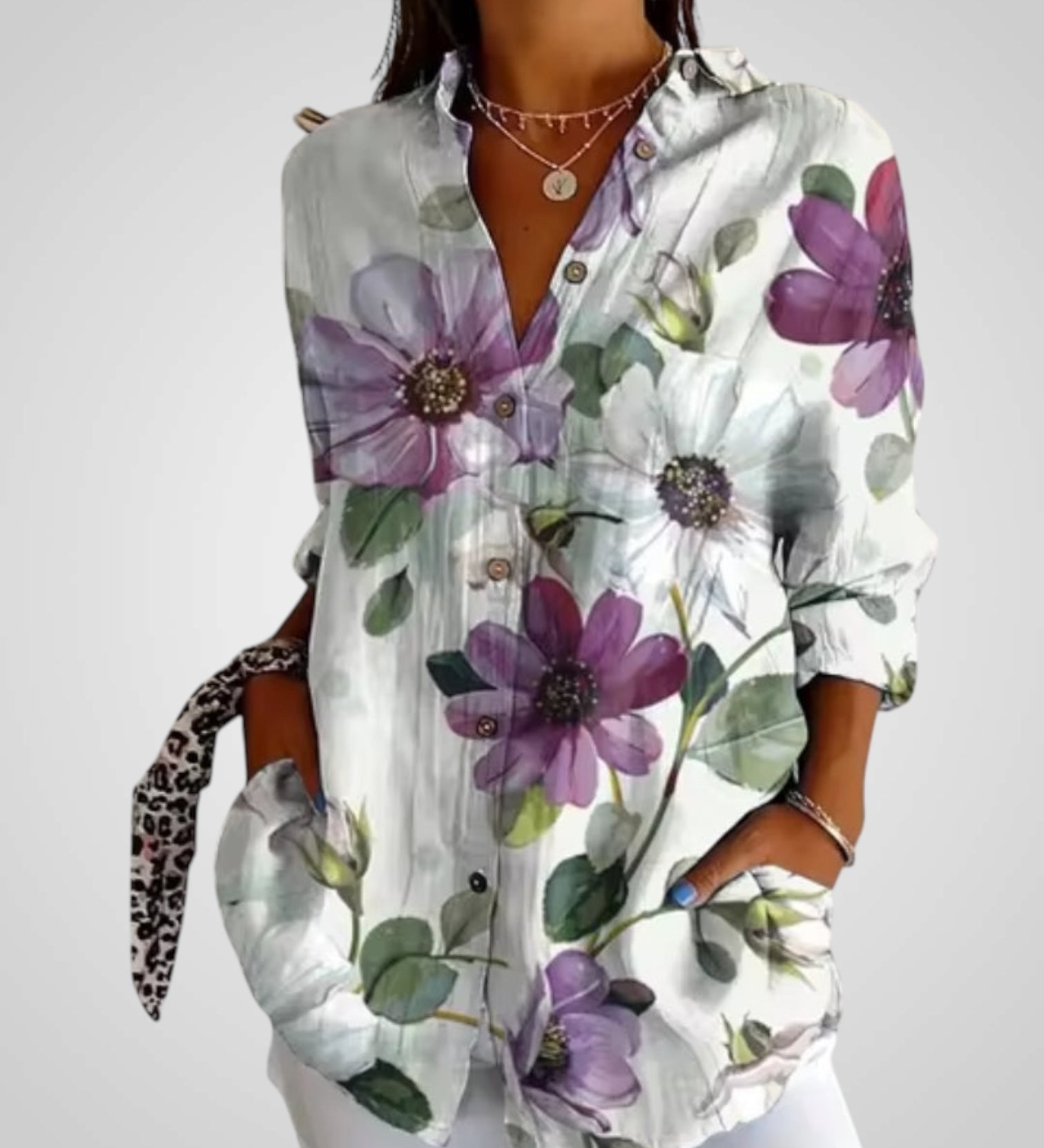 Φλόρια | Μπλούζα με Λουλούδια