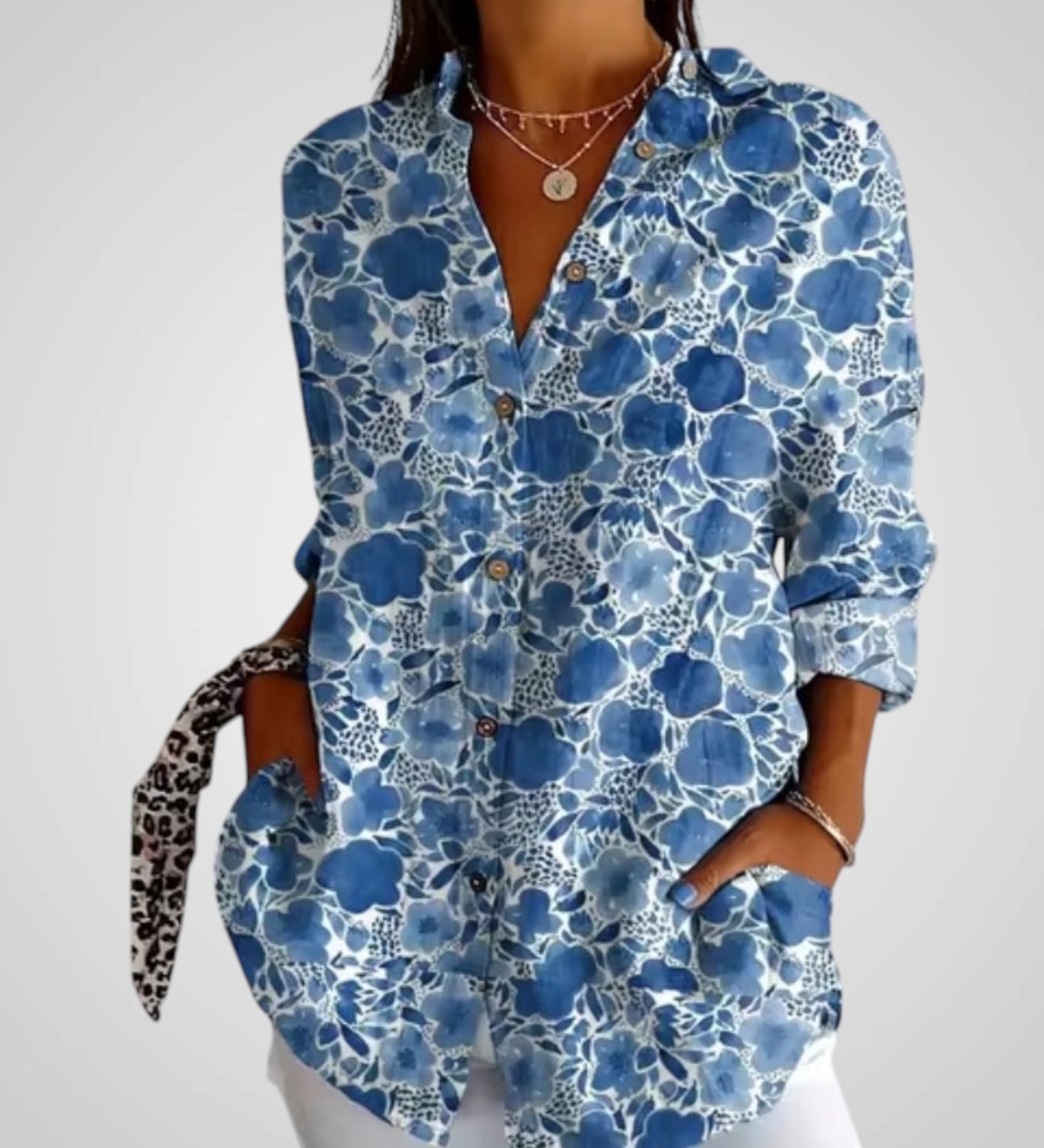 Φλόρια | Μπλούζα με Λουλούδια