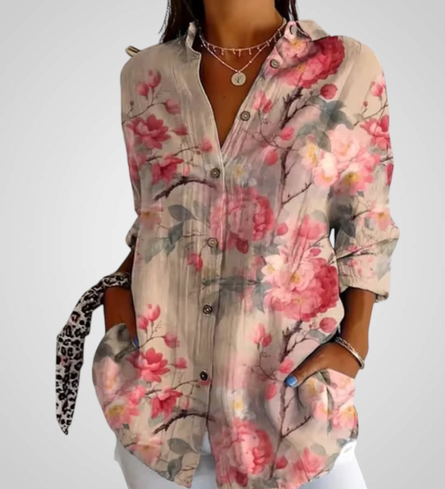 Φλόρια | Μπλούζα με Λουλούδια