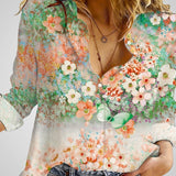 Ροζαλία | Floral Boho Μπλούζα