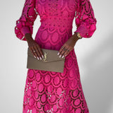 Πατρίσια | Σεμνό Φόρεμα με Δαντέλα