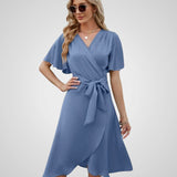 Αμάδα | Κομψό Γυναικείο Φόρεμα με Δέσιμο