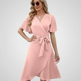 Αμάδα | Κομψό Γυναικείο Φόρεμα με Δέσιμο