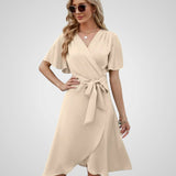 Αμάδα | Κομψό Γυναικείο Φόρεμα με Δέσιμο