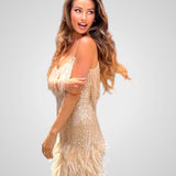 Ματίλντα | Φτερωτό Μίνι Φόρεμα