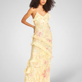 Εστέλα | Μάξι Φόρεμα με Βολάν