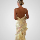 Εστέλα | Μάξι Φόρεμα με Βολάν