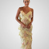 Εστέλα | Μάξι Φόρεμα με Βολάν