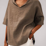 Μία | Καθημερινό Φαρδύ-Fitting Μπλούζα